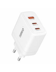Cargador GaN 65W 2 USB-C + USB TEMCO NQP6503 2