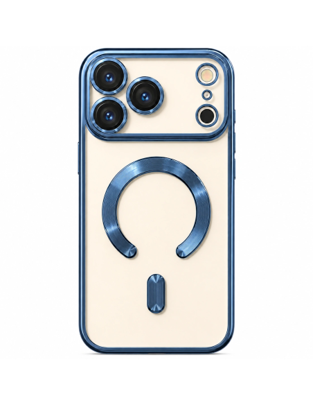 Carcasa Transparente MagSafe Metalizada para iPhone 15 - imagen 5