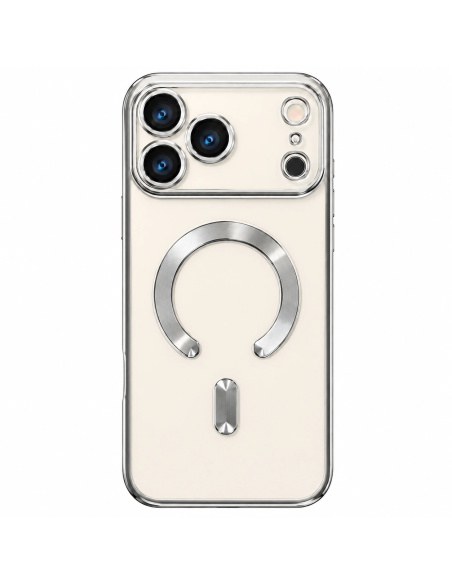 Carcasa Transparente MagSafe Metalizada para iPhone 15 Pro - imagen 3
