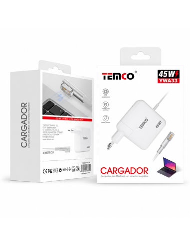 CARGADOR  PORTATIL 45W YWA33 TEMCO