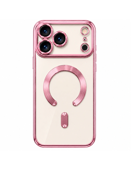 Carcasa Transparente MagSafe Metalizada para iPhone 15 Pro - imagen 6
