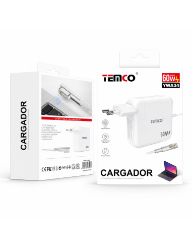 CARGADOR PORTATIL 60W YWA34 TEMCO