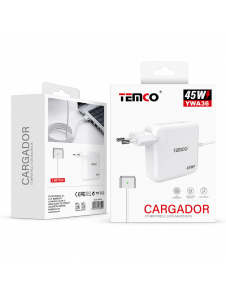 CARGADOR PORTATIL 45W YWA36 TEMCO