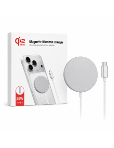 CARGADOR MAGNETIC INALAMBRICO QI 2 25W