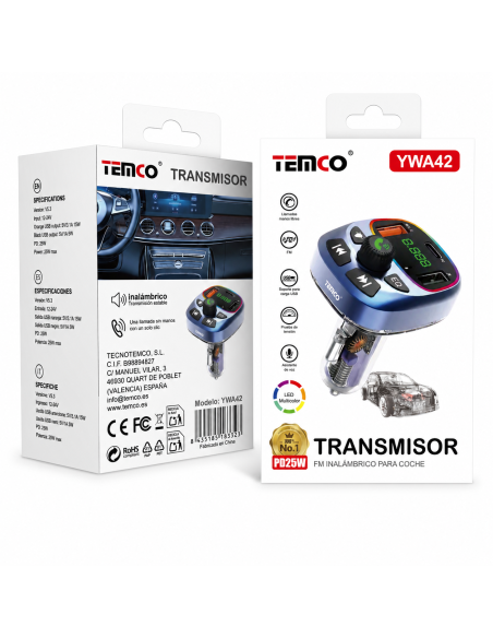 MP3 PARA COCHE YWA42 TEMCO