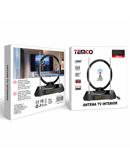 ANTENA TV INTERIOR YWA14 TEMCO