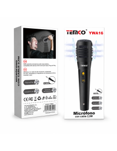 MICROFONO CON CABLE 2.5M YWA16 2