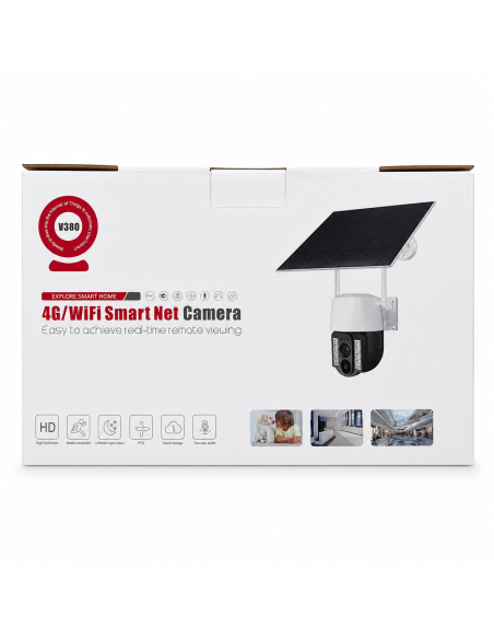 CAMARA WIFI/4G SOLOR V380 T4