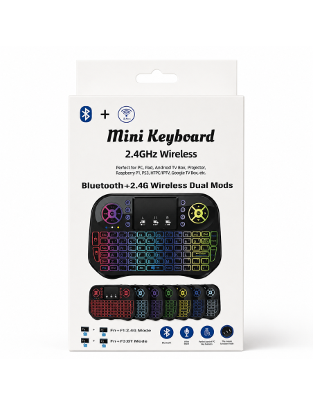 MINI TECLADO C/LED I10