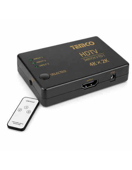 SWITCH HDMI 3 PUERTOS YWL03 TEMCO