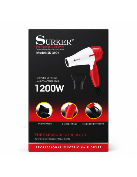 SECADOR DE VIAJE 1200W SK-3904  SURKER