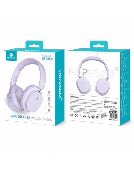 Auriculares Bluetooth HOPECOM HP-49014 | Casco Inalámbrico