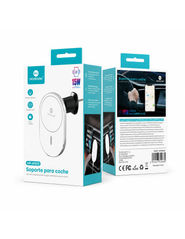 Cargador coche inalámbrico 15W HOPECOM HP-61012