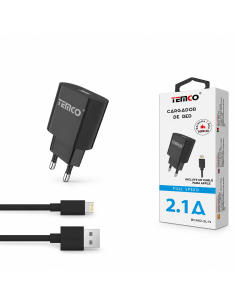 CARGADOR IOS 2.1A BCA02-2L-N  TEMCO
