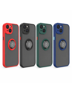 Funda magnética con anilla y soporte para Apple iPhone 14 Plus