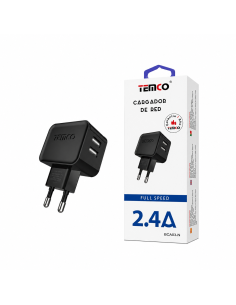 CARGADOR 2.4A BCA03-N TEMCO