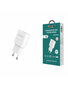 CARGADOR USB SUPERCHARGE 5A BCF24-B  TEMCO