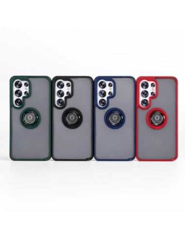 Funda magnética con anilla y soporte para Samsung S20 FE