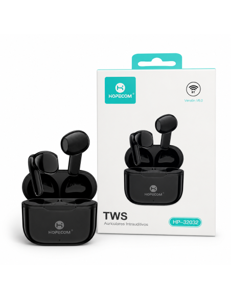 AURICUALR TWS NEGRO HP-32032 *OFERTA*