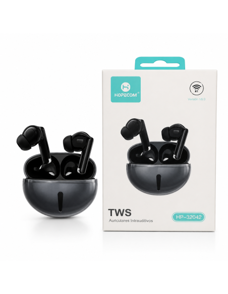 AURICULAR TWS NEGRO HP-32042 *OFERTA*