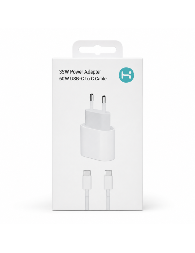 CARGADOR USB-C 35W +CABLE USB-C TC-01 H