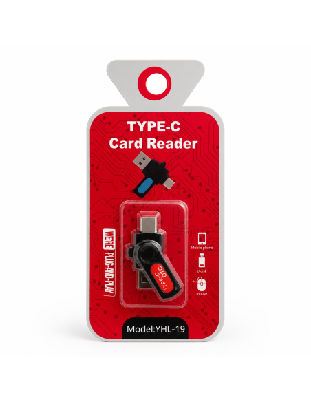 LECTOR TARJETA TYPR C  YHL-19