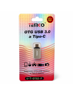 ADAPTADOR OTG TYPO-C U-T OTG2  TEMCO
