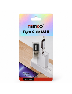 ADAPTADOR TYPO C TO USB T-U  TEMCO