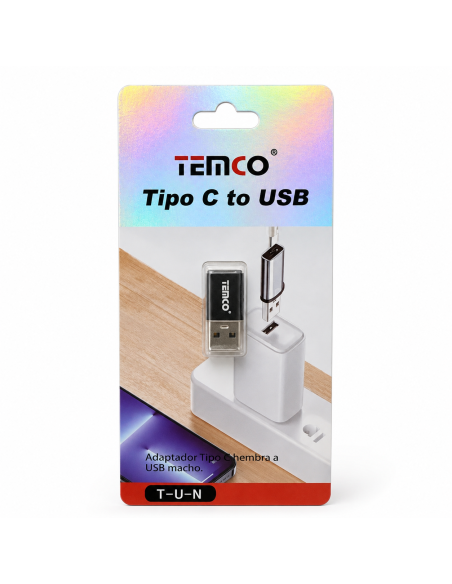 ADAPTADOR TYPO C TO USB T-U  TEMCO