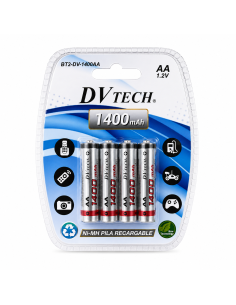 4PILAS RECARGABLE AA 1400MAH *MAD*