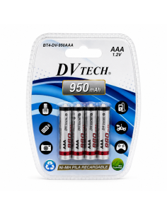 4PILAS RECARGABLE AAA 950MAH *MAD*