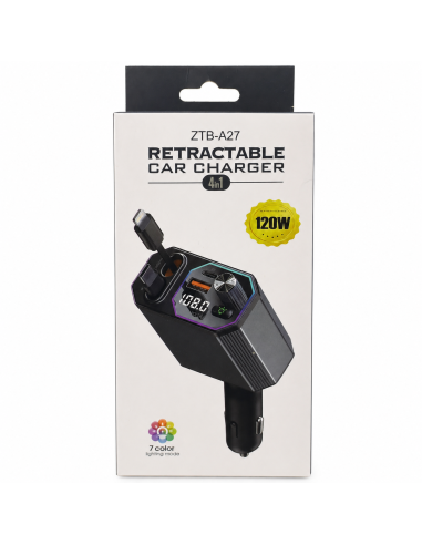 CARGADOR COCHE CON MP3 4IN1
