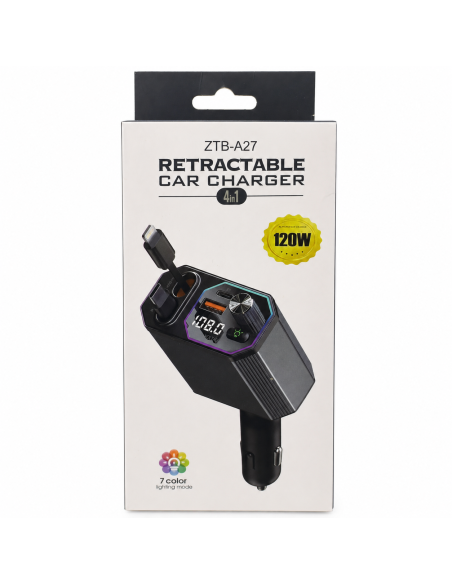 CARGADOR COCHE CON MP3 4IN1