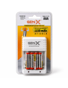 CARGADOR CON PILA AAA GEN-X *MAD*