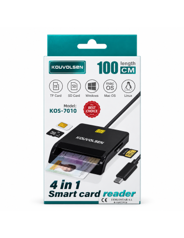 LECTOR TARJETA 4IN1 KOS-7010