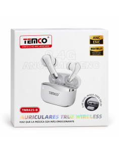 Auriculares TEMCO TNR425-B Bluetooth 6.0 y 2.4GHz 2