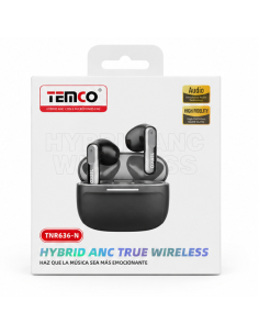 Auriculares TEMCO TNR636-N ANC Bluetooth 2