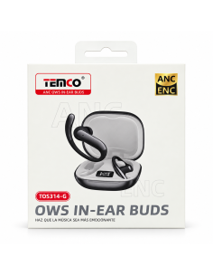 Auriculares TEMCO TOS314-G con ANC y Bluetooth 6.0 2