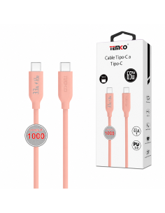 CABLE TYPO-C A C 65W 1M CTC65103-R TEMCO