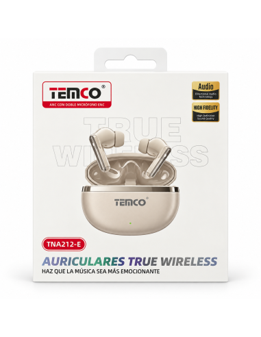 Auriculares TEMCO TNA212-E True Wireless ANC