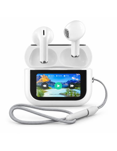 Auriculares TEMCO TGP-712 con estuche pantalla táctil LCD