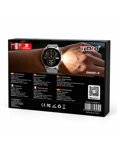 Reloj Digital TEMCO DWH81-P AMOLED 1,43"