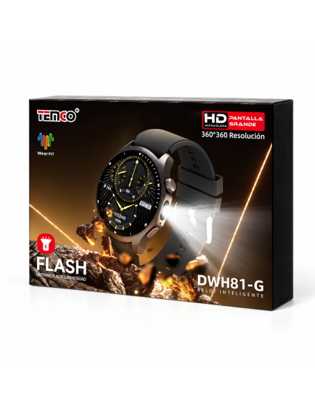 Smartwatch TEMCO DWH81-G AMOLED 1,43"