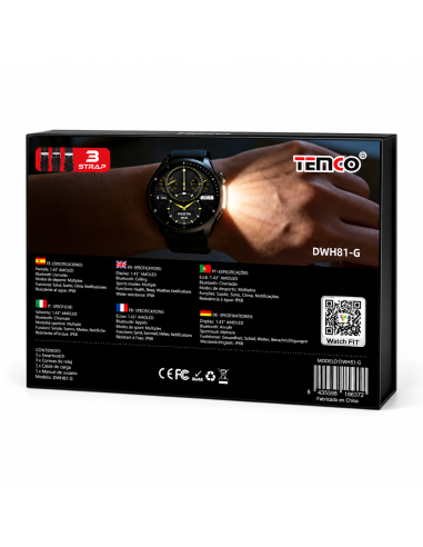 Smartwatch TEMCO DWH81-G AMOLED 1,43"