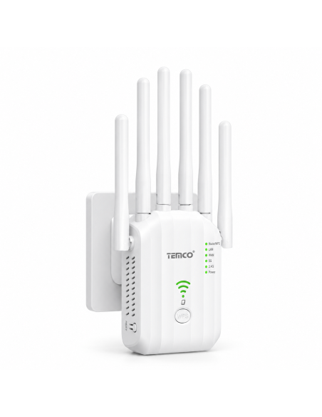 Repetidor WiFi TEMCO YAD-562 WiFi 6 1200 Mbps