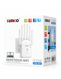 Repetidor WiFi TEMCO YAD-562 WiFi 6 1200 Mbps 2