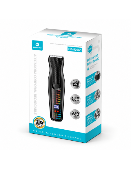 Afeitadora corporal HOPECOM HP-50955 | Carga USB