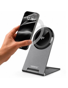 Base carga magnética TEMCO Qi2.2 25W plegable