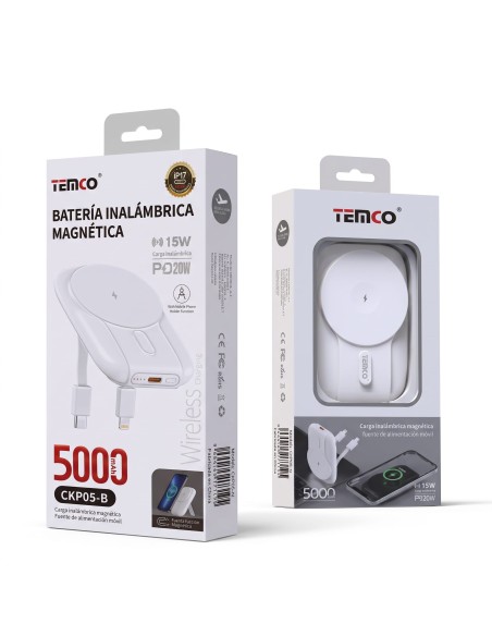 Batería inalámbrica 5000mAh MagSafe CKP05-B TEMCO