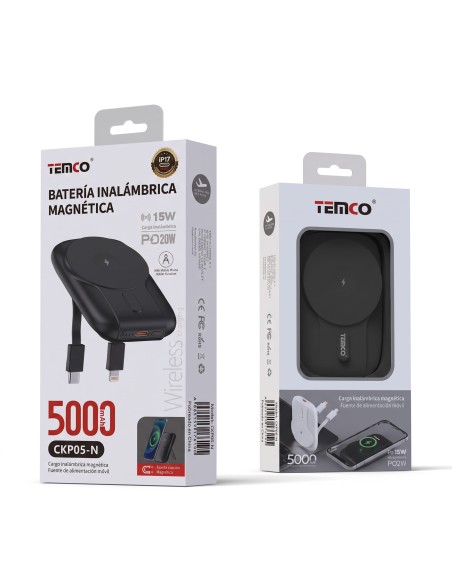 Batería inalámbrica 5000mAh MagSafe CKP05-B TEMCO